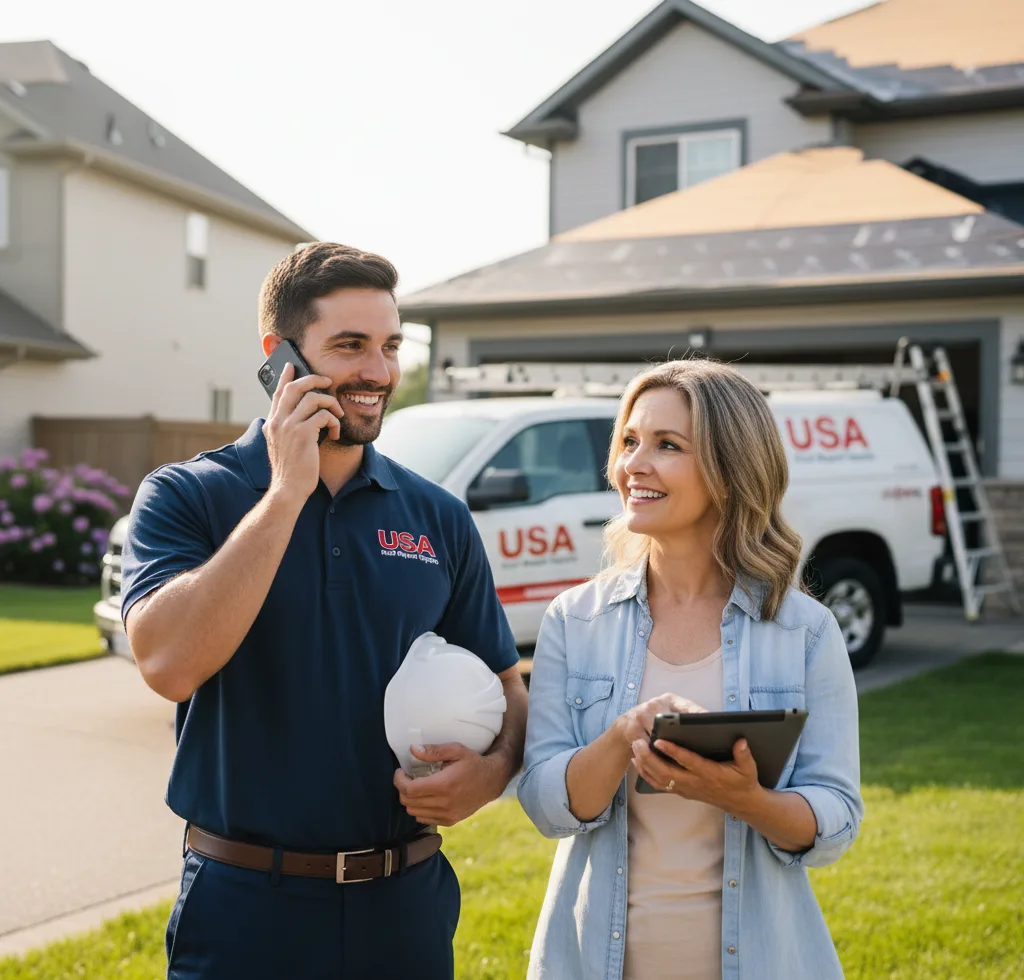 USA Roof Repair Experts customer support in Orono